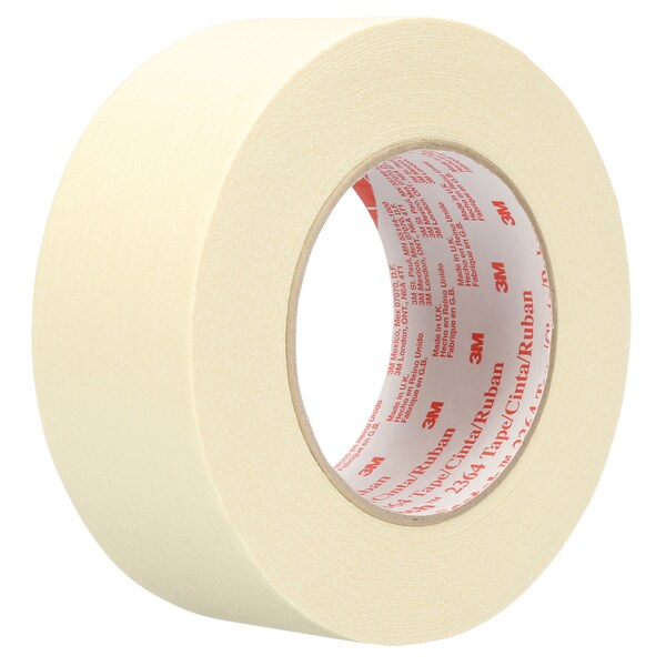 Scotch Masking Tape, 2x60 yd., Tan, PK24, 2" W x 60 yds L, Tan, 24 PK T9372364 - main